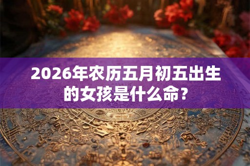 2026年农历五月初五出生的女孩是什么命? 2026年农历五月初五出生的女孩是什么命?