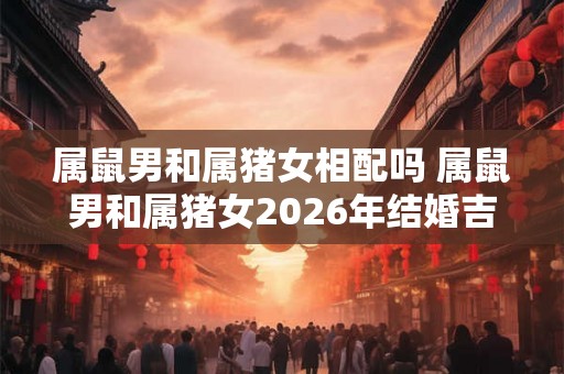 属鼠男和属猪女相配吗 属鼠男和属猪女2026年结婚吉日