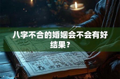 八字不合的婚姻会不会有好结果? 八字不合的婚姻会不会有好结果?