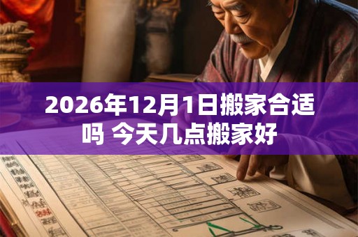 2026年12月1日搬家合适吗 今天几点搬家好