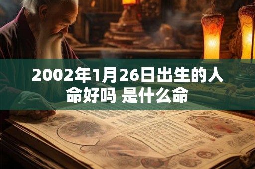 2002年1月26日出生的人命好吗 是什么命