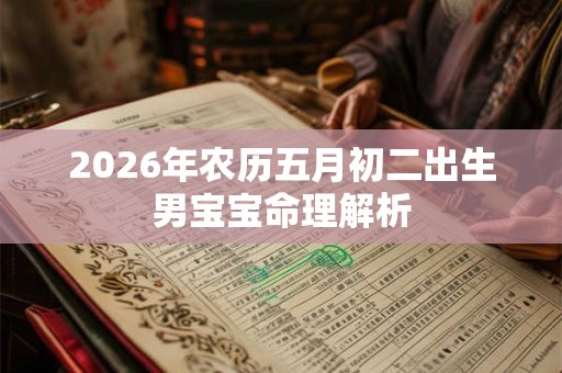 2026年农历五月初二出生男宝宝命理解析