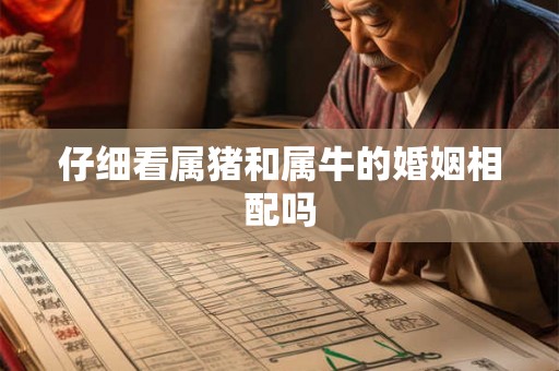 仔细看属猪和属牛的婚姻相配吗
