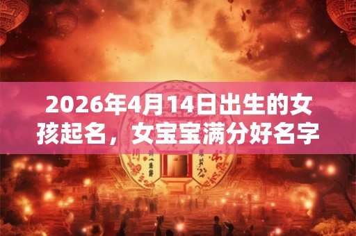 2026年4月14日出生的女孩起名,女宝宝满分好名字推荐 2026年4月14日出生的女孩起名,女宝宝满分好名字推荐