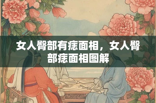 女人臀部有痣面相，女人臀部痣面相图解