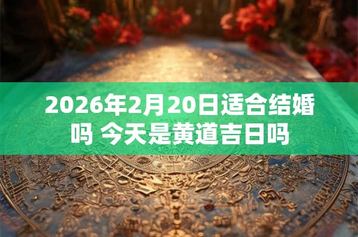 2026年2月20日适合结婚吗 今天是黄道吉日吗