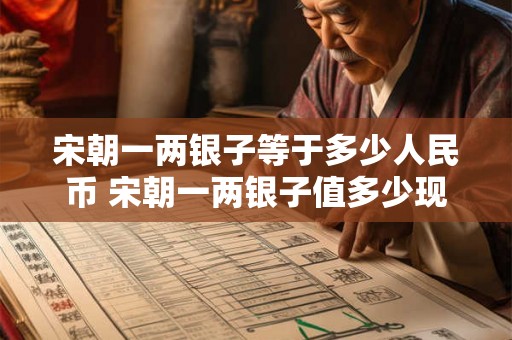 宋朝一两银子等于多少人民币 宋朝一两银子值多少现在