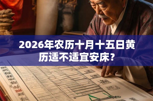 2026年农历十月十五日黄历适不适宜安床？