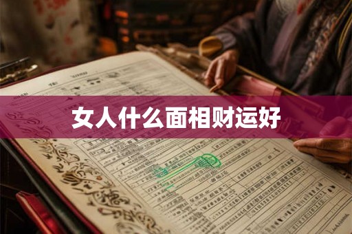 女人什么面相财运好