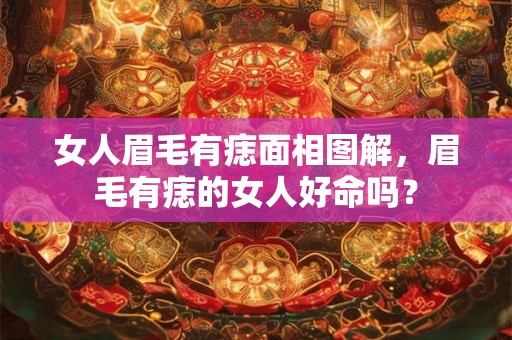 女人眉毛有痣面相图解，眉毛有痣的女人好命吗？