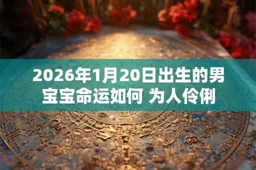 2026年1月20日出生的男宝宝命运如何 为人伶俐