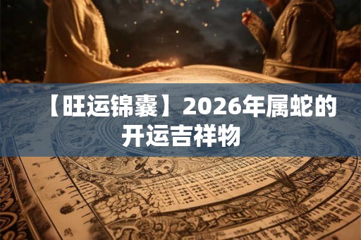 【旺运锦囊】2026年属蛇的开运吉祥物 【旺运锦囊】2026年属蛇的开运吉祥物
