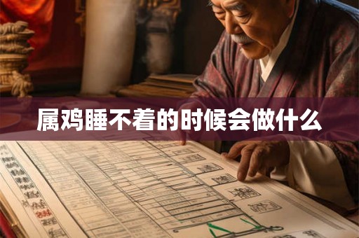 属鸡睡不着的时候会做什么 属鸡睡不着的时候会做什么
