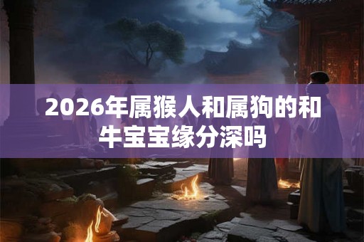 2026年属猴人和属狗的和牛宝宝缘分深吗