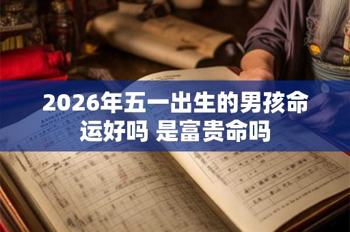 2026年五一出生的男孩命运好吗 是富贵命吗