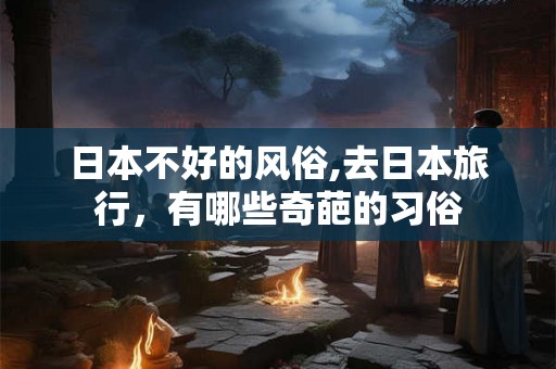 日本不好的风俗,去日本旅行,有哪些奇葩的习俗 日本不好的风俗,去日本旅行,有哪些奇葩的习俗