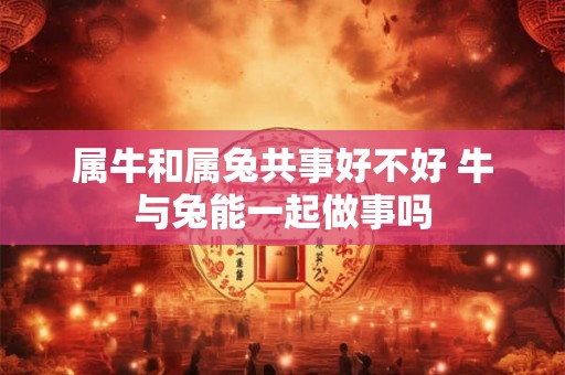 属牛和属兔共事好不好 牛与兔能一起做事吗