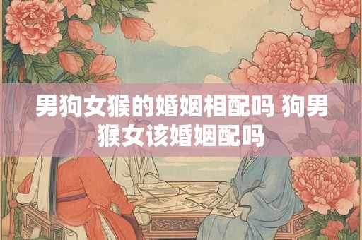 男狗女猴的婚姻相配吗 狗男猴女该婚姻配吗 男狗女猴的婚姻相配吗 狗男猴女该婚姻配吗
