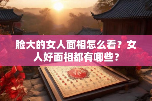 脸大的女人面相怎么看？女人好面相都有哪些？
