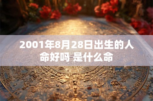 2001年8月28日出生的人命好吗 是什么命