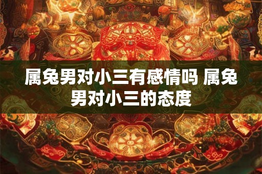 属兔男对小三有感情吗 属兔男对小三的态度