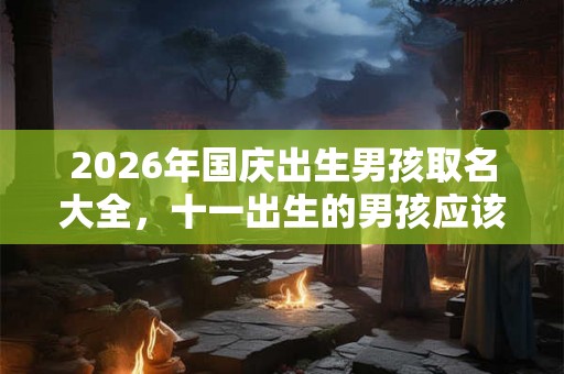 2026年国庆出生男孩取名大全，十一出生的男孩应该怎么取名？