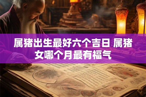 属猪出生最好六个吉日 属猪女哪个月最有福气 属猪出生最好六个吉日 属猪女哪个月最有福气