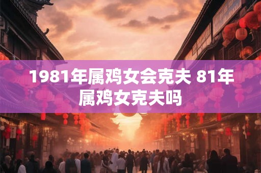 1981年属鸡女会克夫 81年属鸡女克夫吗 1981年属鸡女会克夫 81年属鸡女克夫吗