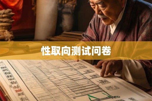 性取向测试问卷