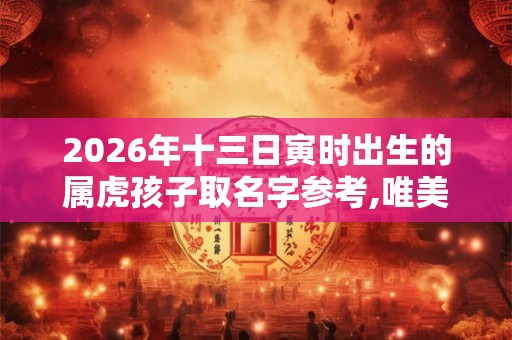 2026年十三日寅时出生的属虎孩子取名字参考,唯美名字