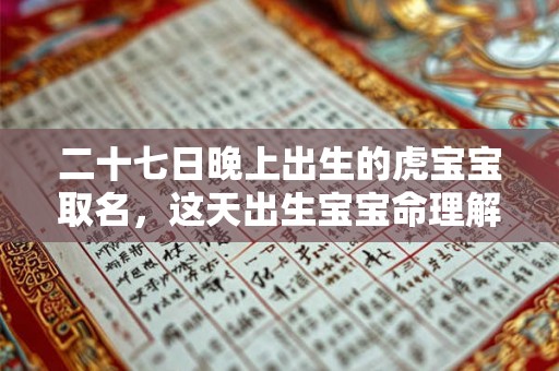 二十七日晚上出生的虎宝宝取名,这天出生宝宝命理解析 二十七日晚上出生的虎宝宝取名,这天出生宝宝命理解析