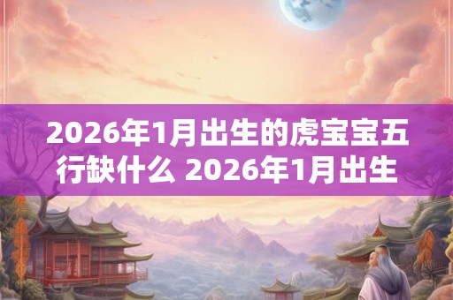 2026年1月出生的虎宝宝五行缺什么 2026年1月出生的宝宝是什么命 2026年1月出生的虎宝宝五行缺什么 2026年1月出生的宝宝是什么命