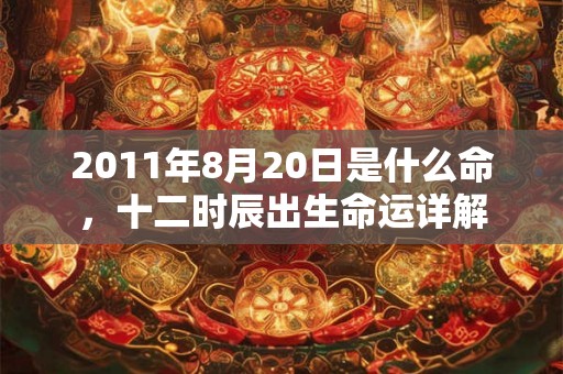 2011年8月20日是什么命，十二时辰出生命运详解
