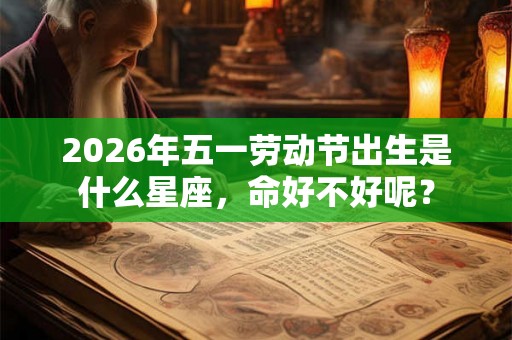 2026年五一劳动节出生是什么星座,命好不好呢? 2026年五一劳动节出生是什么星座,命好不好呢?