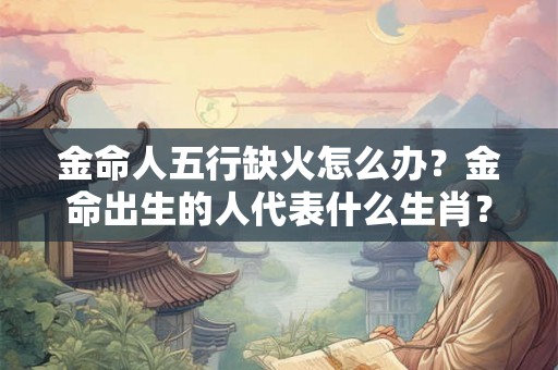 金命人五行缺火怎么办？金命出生的人代表什么生肖？