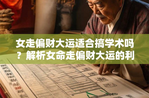 女走偏财大运适合搞学术吗？解析女命走偏财大运的利弊