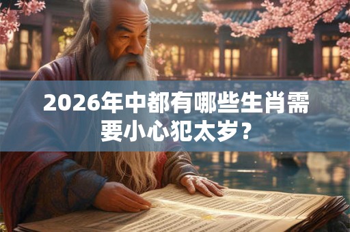 2026年中都有哪些生肖需要小心犯太岁？