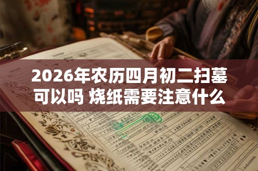 2026年农历四月初二扫墓可以吗 烧纸需要注意什么