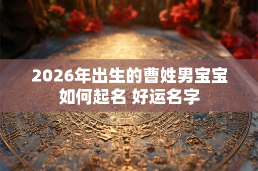 2026年出生的曹姓男宝宝如何起名 好运名字 2026年出生的曹姓男宝宝如何起名 好运名字
