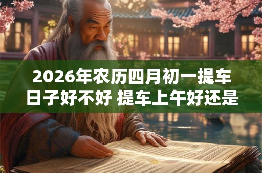2026年农历四月初一提车日子好不好 提车上午好还是下午好
