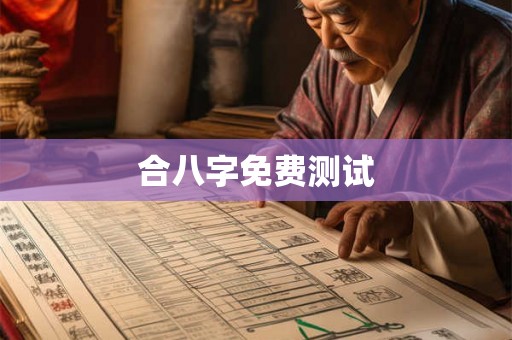 合八字免费测试