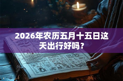 2026年农历五月十五日这天出行好吗? 2026年农历五月十五日这天出行好吗?
