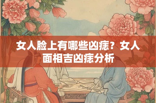女人脸上有哪些凶痣？女人面相吉凶痣分析