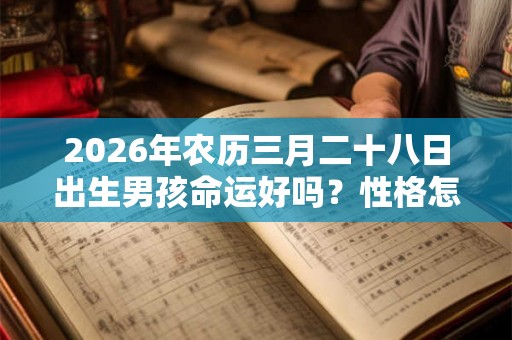 2026年农历三月二十八日出生男孩命运好吗？性格怎么样？
