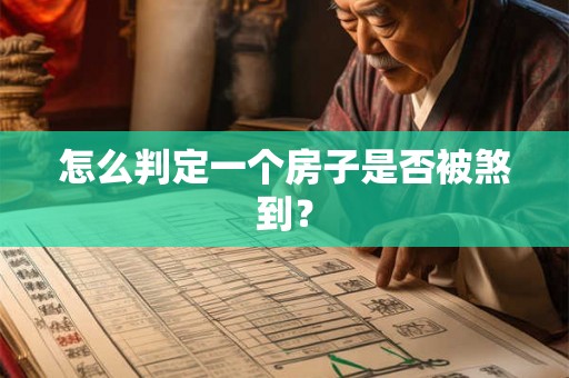 怎么判定一个房子是否被煞到？