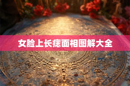 女脸上长痣面相图解大全