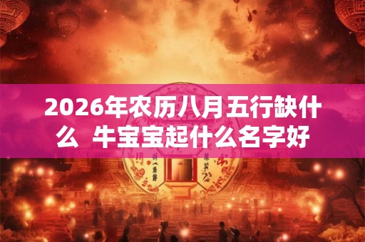 2026年农历八月五行缺什么  牛宝宝起什么名字好