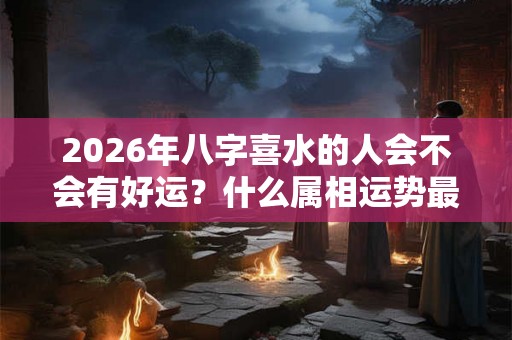 2026年八字喜水的人会不会有好运？什么属相运势最佳？