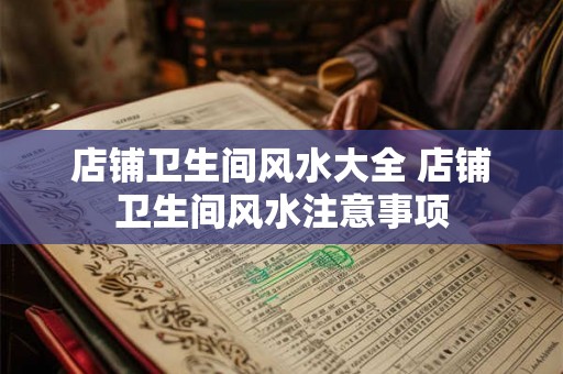 店铺卫生间风水大全 店铺卫生间风水注意事项
