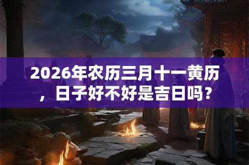 2026年农历三月十一黄历，日子好不好是吉日吗？
